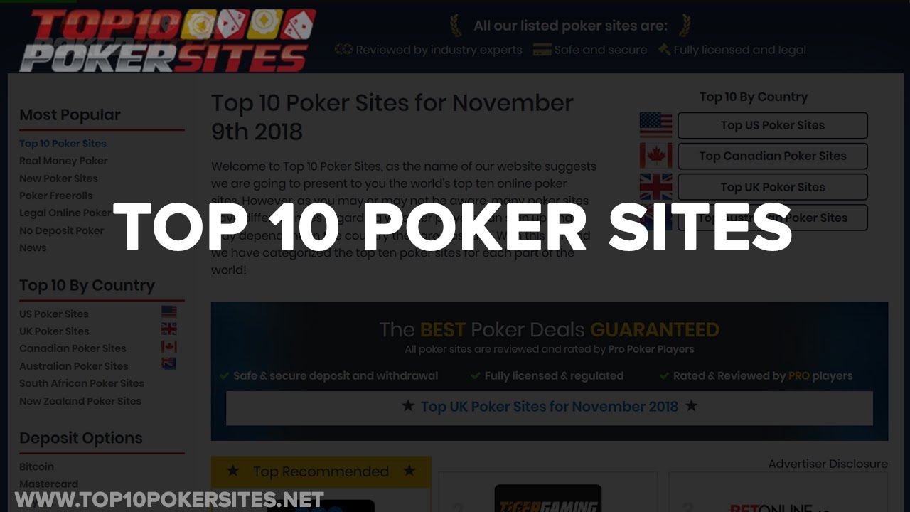 Top Online Poker Sites For Mac